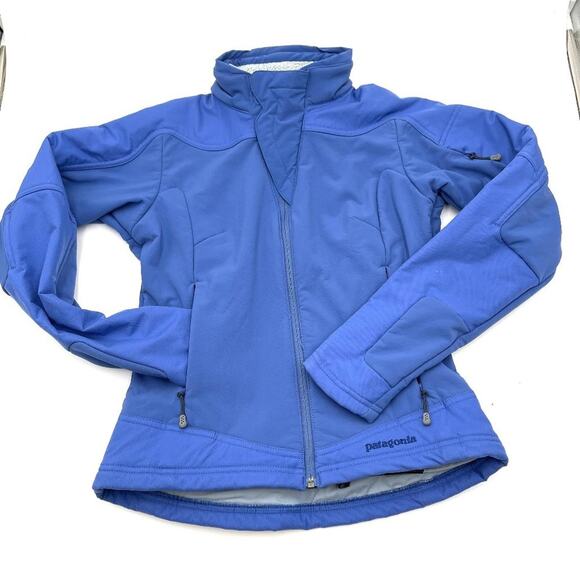 PATAGONIA Women's Scythe ski snowboarding Jacket cobalt blue size XS